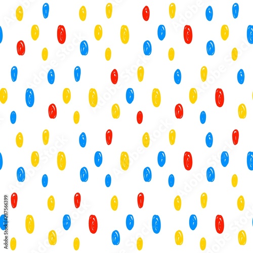 Handmade graphic seamless pattern. Abstract swatch for design brthday gift card, modern party invitation, season shop sale, holiday advertising, wrapping paper, bag print, baby nappy etc.