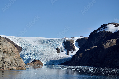 Gletscher im Prins Christian Sund, Grönland