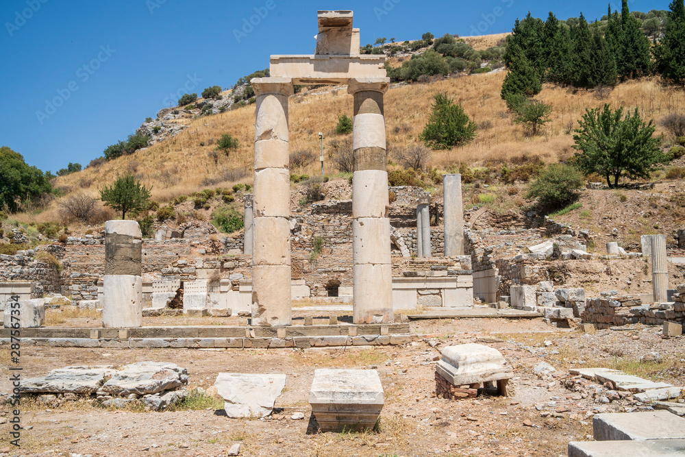 Views of Ephesus. This city was in ancient times a locality of Asian Minor, today Turkey.