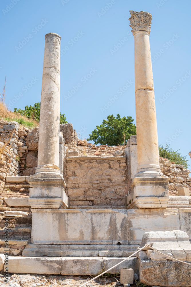 Fototapeta premium Views of Ephesus. This city was in ancient times a locality of Asian Minor, today Turkey.