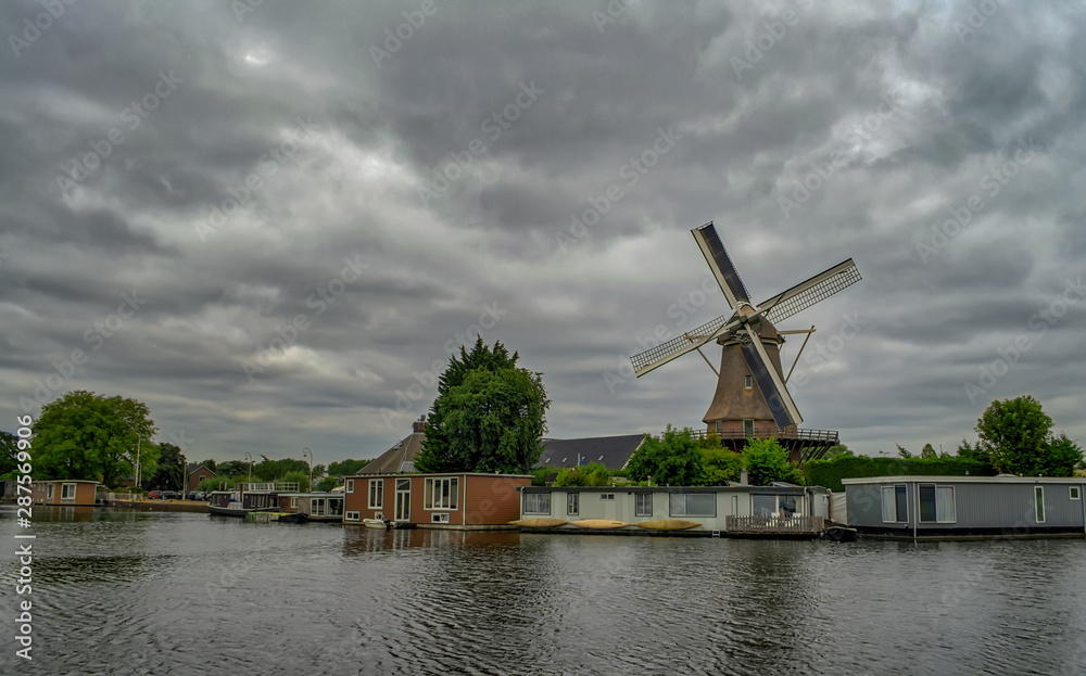 Windmill in Amsterdam. 