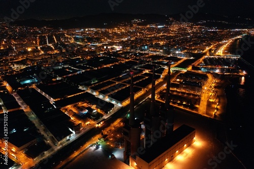 Barcelone de nuit, Badalona, Costa Brava Espagne