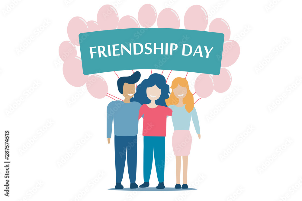 Group of Happy friends hugging & smile ,Friendship Day. Group of Happy friends hugging & smile ,Friendship Day.