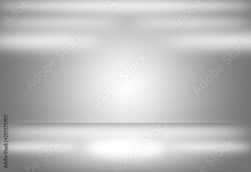Wallpaper Mural Gray empty room studio gradient with spotlight used for background and display your product Torontodigital.ca