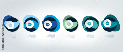 Infographic timeline report, template, chart, scheme. Vector.