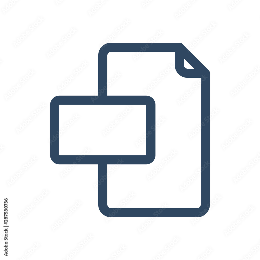 Isolated document vector design Isolated document vector design