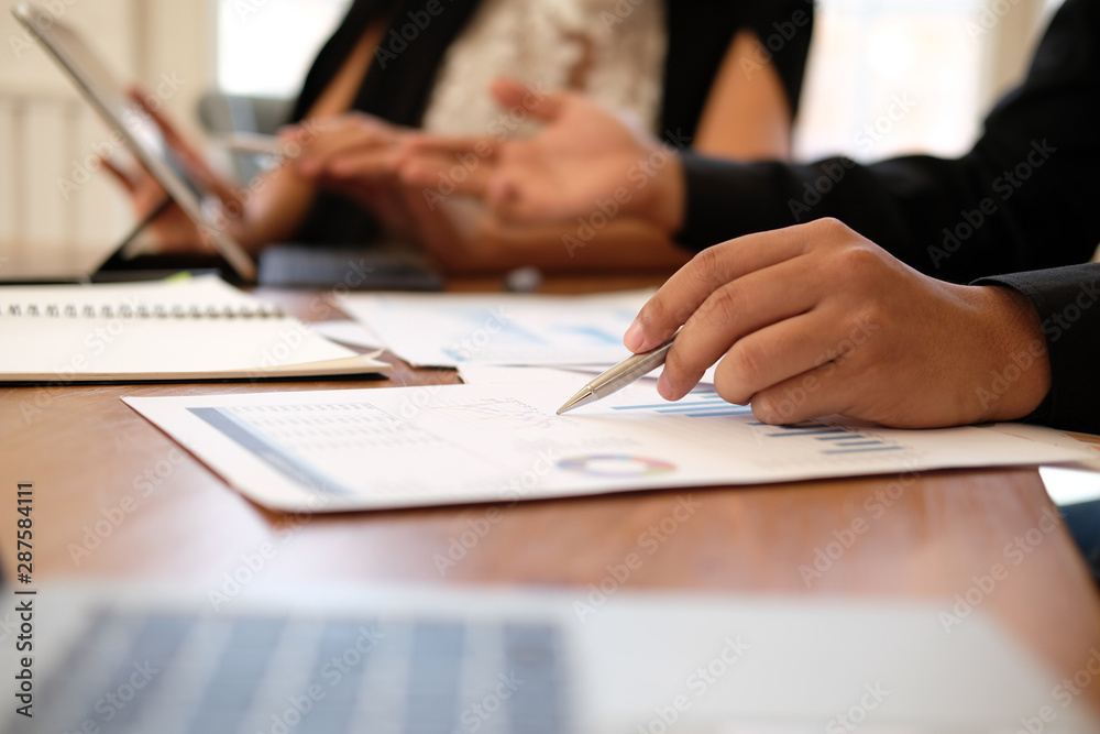 businesswoman working discussing with colleague. business people have a meeting. businesswoman working discussing with colleague. business people have a meeting.