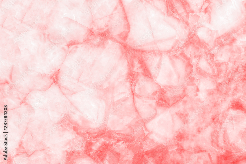 Fototapeta premium Pink marble texture background / Marble texture background floor decorative stone interior stone.