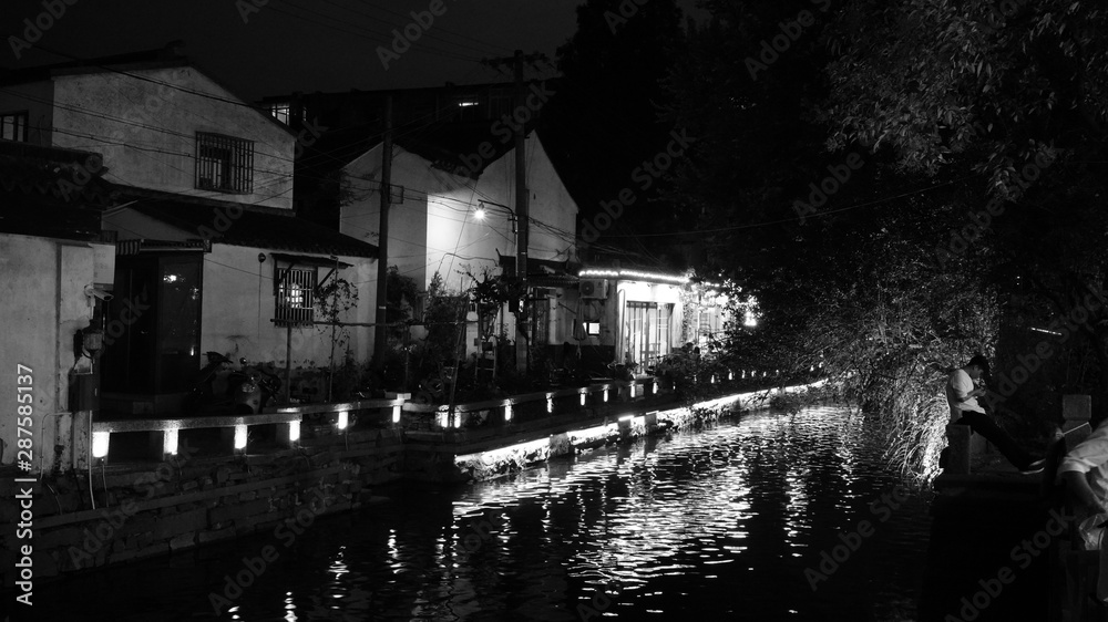 Fototapeta premium Suzhou river City
