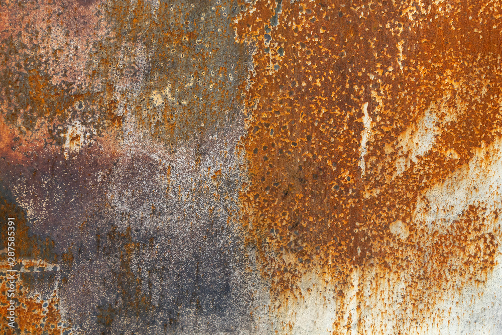 Old Weathered Rusty Corrugated Metal Texture Old Weathered Rusty Corrugated Metal Texture