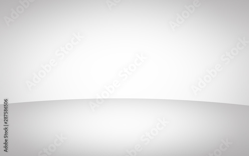 Gray empty room studio gradient with spotlight used for background and display your product