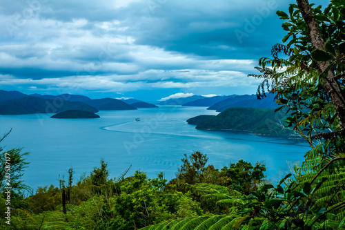 ship on marlborough sounds 