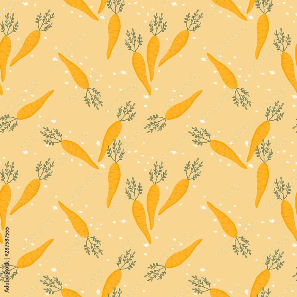 Cute carrot seamless pattern Cute carrot seamless pattern