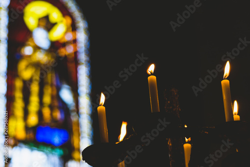 Candles in Church