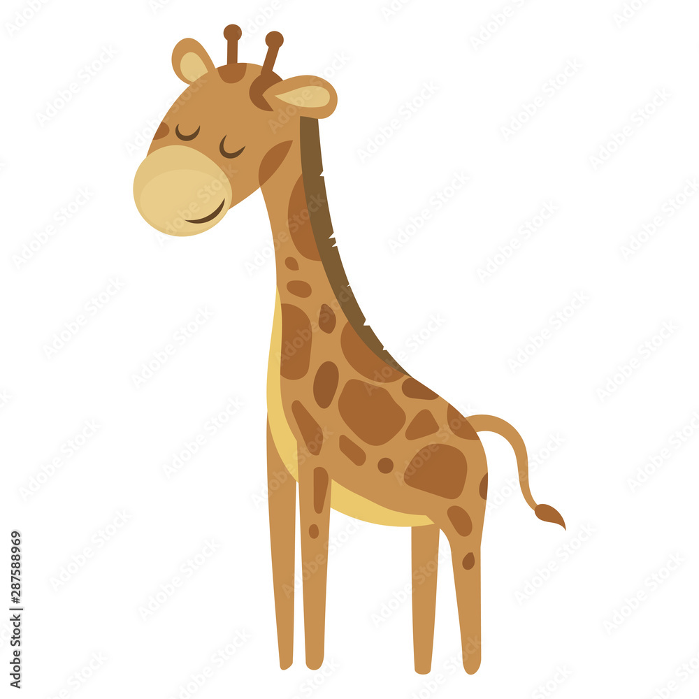 Giraffe Drawing PRINT - Etsy
