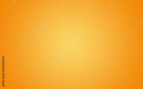 Abstract orange background layout design studio room business report with smooth circle gradient color. luxury mix yellow orange amber gradient background empty room for display product ad and website