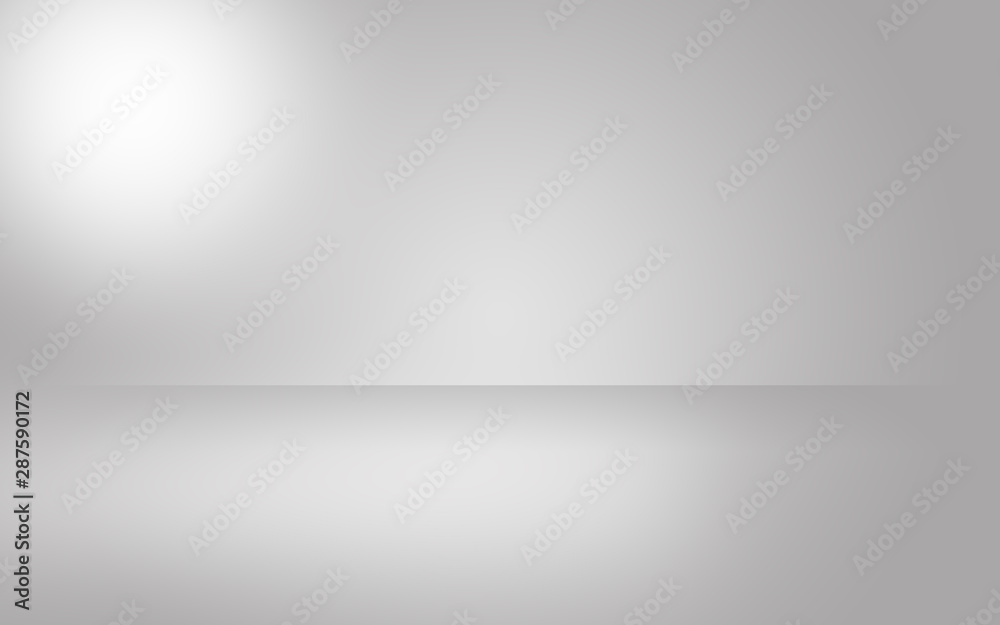 Gray empty room studio gradient with spotlight used for background and display your product Gray empty room studio gradient with spotlight used for background and display your product