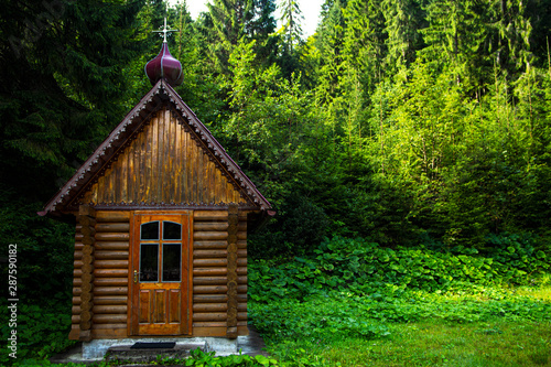 old wooden house in the forest © Сергей Луговский