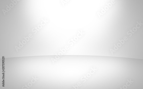 Gray empty room studio gradient with spotlight used for background and display your product