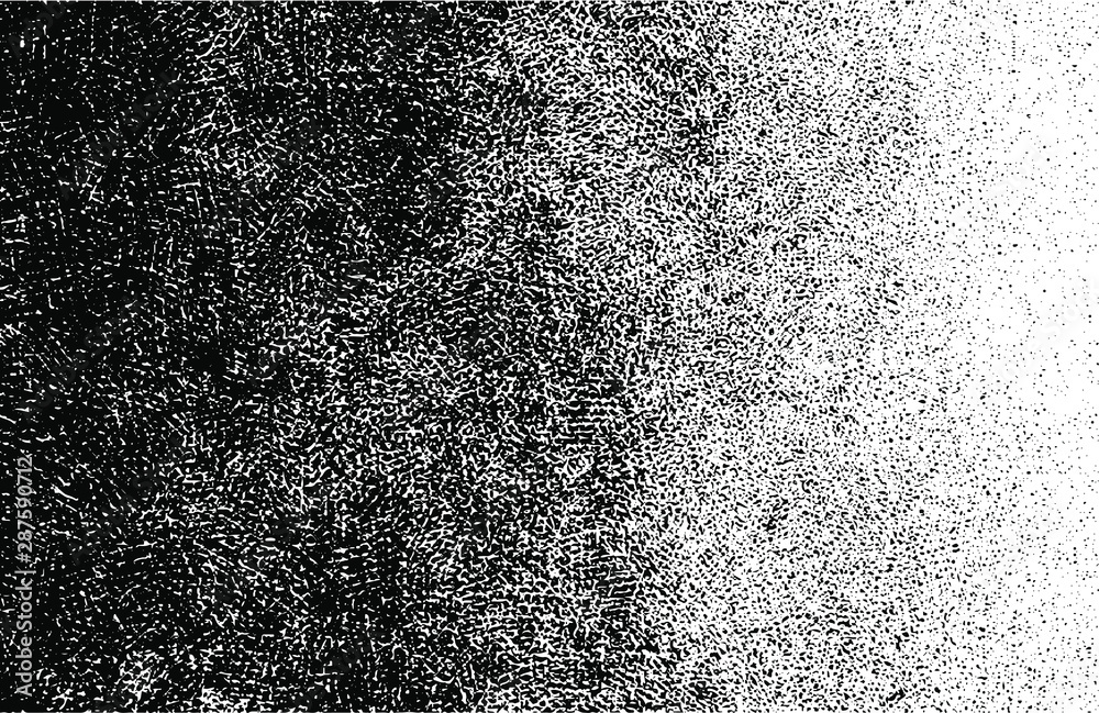 Abstract vector noise vanishing. Subtle grunge texture overlay with fine particles isolated on a white background. EPS10.