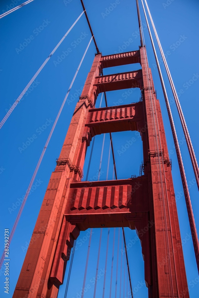 Naklejka premium golden gate bridge