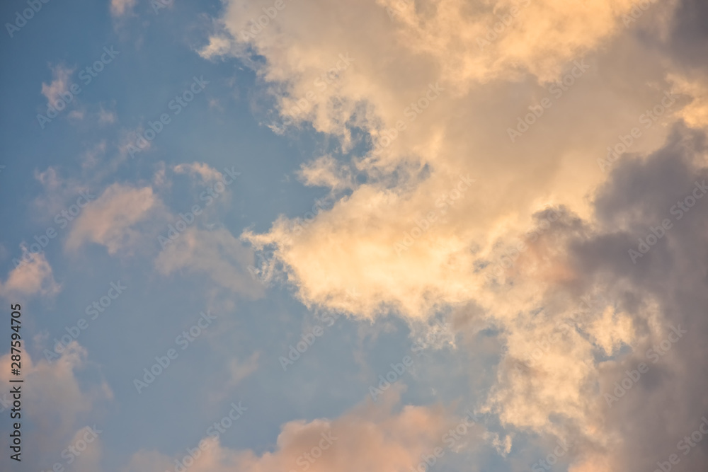 Colorful cloud and sky background Colorful cloud and sky background