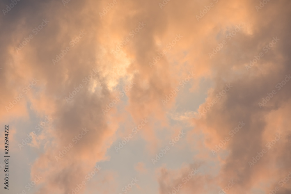 Fototapeta premium Colorful cloud and sky background