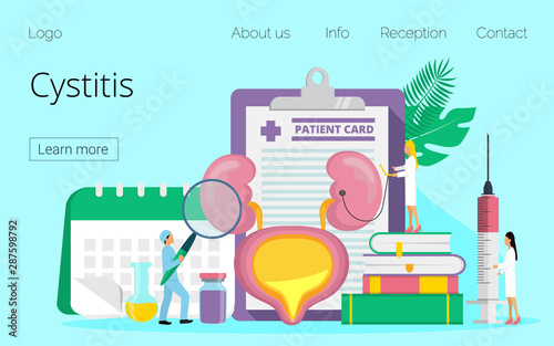  oncept of cystitis, urolithiasis, nephroptosis, renal failure.