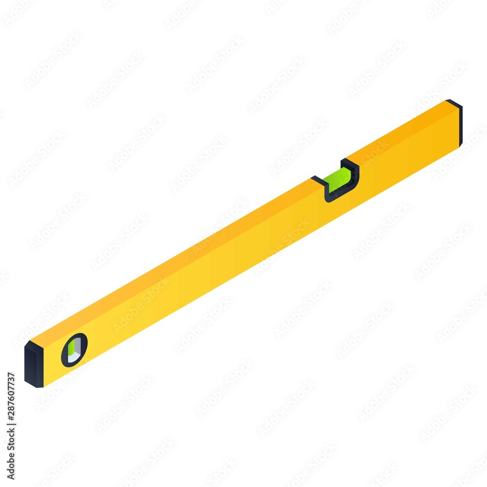 Level bar icon. Isometric of level bar vector icon for web design isolated on white background Level bar icon. Isometric of level bar vector icon for web design isolated on white background