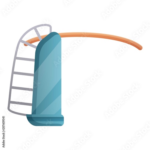 Platform diving board icon. Cartoon of platform diving board vector icon for web design isolated on white background