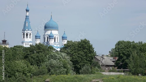 Orthodox Church of the Cover of the Mother of God in Mariyenburg, Gatchina, Russia photo