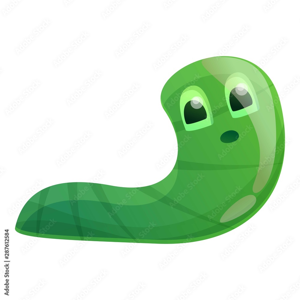 Mutant germ icon. Cartoon of mutant germ vector icon for web design isolated on white background Mutant germ icon. Cartoon of mutant germ vector icon for web design isolated on white background