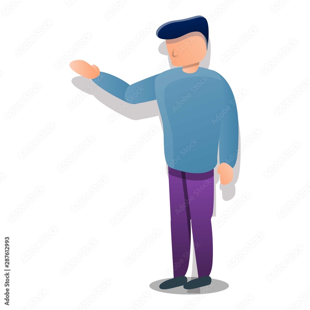 University teacher icon. Cartoon of university teacher vector icon for web design isolated on white background University teacher icon. Cartoon of university teacher vector icon for web design isolated on white background