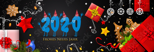 Neujahrsgruss 2020 - Frohes Neues Jahr