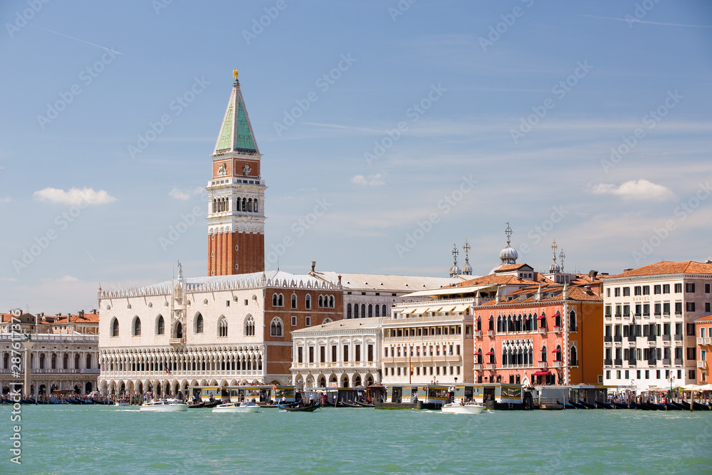 View of Venice, with Campanile di San Marco and Palazzo Ducale.