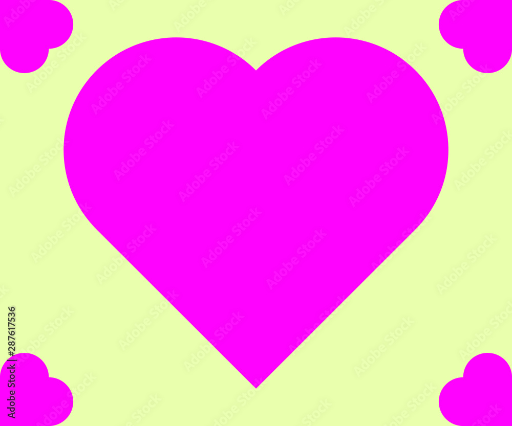 hearts pink love vectors