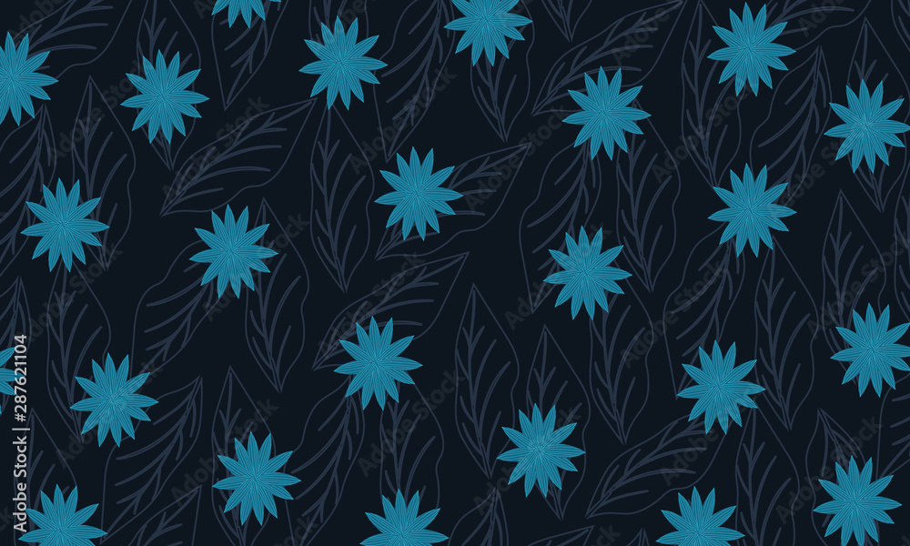 Abstract Floral Pattern Background Abstract Floral Pattern Background
