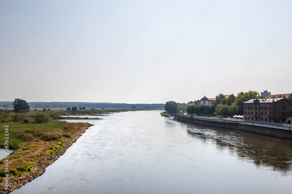 oder river in germany near the polish border