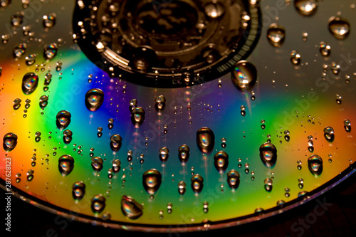 CD mit Wassertropfen 4