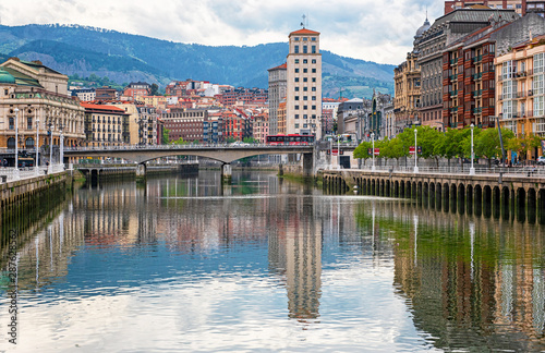 Old town of Bilbao, Spain