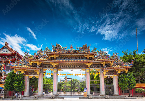View on the gate at Dalongd...