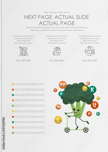 Brochure cover used in marketing and advertising