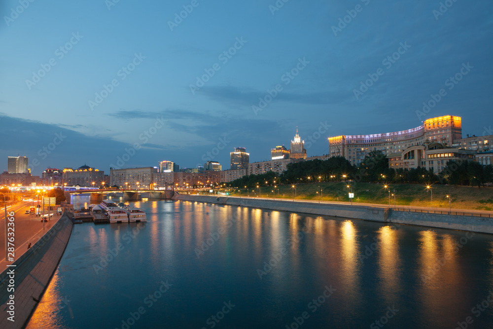 Fototapeta premium Moskva River, Moscow