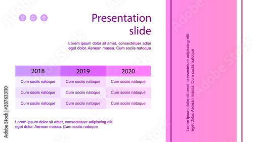 Brochure cover infographics used in marketing and advertising