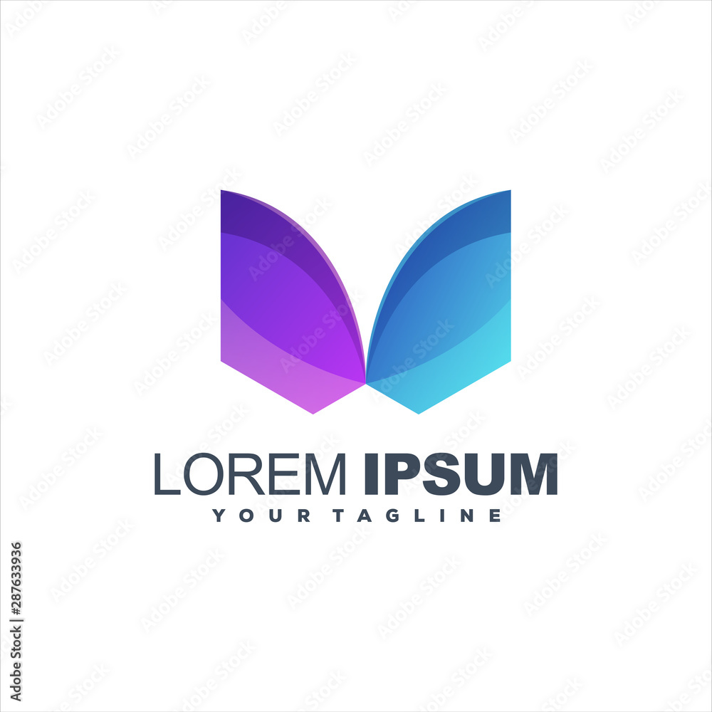 awesome gradient abstract logo design awesome gradient abstract logo design