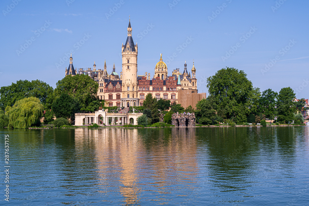 Schwerin Castle Reflected in the Lake