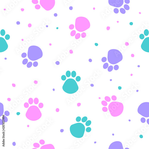 Abstract seamless pattern background. Seamless childish crafted swatch  for wrapping paper, textile, bag print, invitation, poster, banner, placard, diary, album, sketch book cover etc.