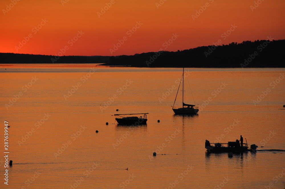 Eastern Prom Sunrise over Casco Bay, Portland, Maine Eastern Prom Sunrise over Casco Bay, Portland, Maine