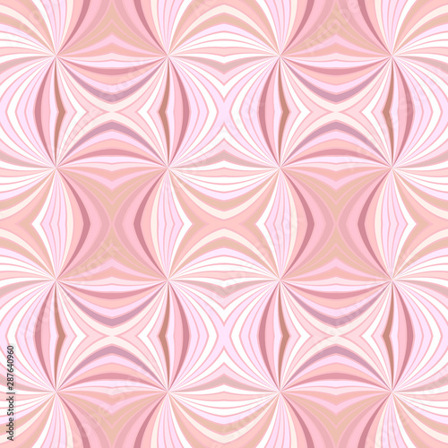 Pink seamless abstract psychedelic swirl ray burst stripe pattern background - vector design