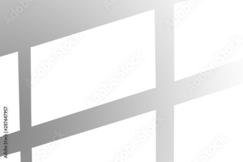 Photography Black shadow silhouette and overlay on the white isolated background for photos